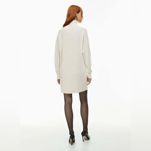 NWOTS Babaton Maclean Oversized merino wool turtleneck sweater dress - Picture 7 of 15